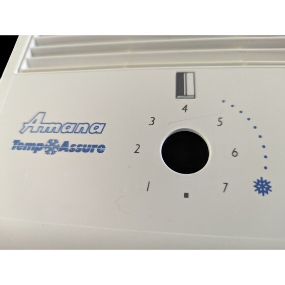 Amana Refrigerator Temp Assure Control Cover 2 Settings Snaps In Vent White Blue - Picture 2 of 8